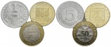 Österreich, 3 Kleinmünzen (1952/2000)