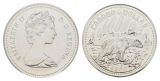 Canada, Dollar 1980; PP, AG, in Kapsel