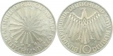 7901 10 Mark Olympiade 1972 D  9,69 Gramm Silber fein  vorzüg...