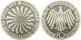 7907 10 Mark Olympiade 1972 J  9,69 Gramm Silber fein  vorzüg...