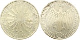 7911 10 Mark Olympiade 1972 München F  9,69 Gramm Silber fein...