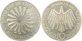 7914 10 Mark Olympiade 1972 München J  9,69 Gramm Silber fein...