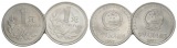 China; 2 Kleinmünzen 1997