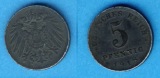 Kaiserreich 5 Pfennig 1918 A