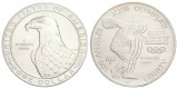 USA, 1 Dollar 1983 Olympische Spiele, Ag