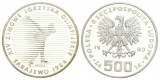 Polen, 500 Zloty 1983 Olympische Spiele, PP, Ag