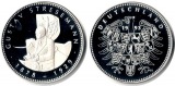 Deutschland Medaille 1993 FM-Frankfurt Feingewicht: ca. 20g Si...