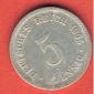 Kaiserreich 5 Pfennig 1905 A
