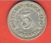 Kaiserreich 5 Pfennig 1906 D