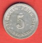 Kaiserreich 5 Pfennig 1911 A