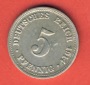 Kaiserreich 5 Pfennig 1914 D