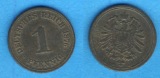 Kaiserreich 1 Pfennig 1876 A