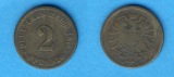 Kaiserreich 2 Pfennig 1875 C