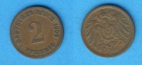 Kaiserreich 2 Pfennig 1906 A