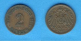 Kaiserreich 2 Pfennig 1908 A