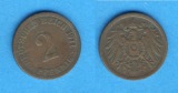 Kaiserreich 2 Pfennig 1911 A