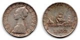 Italien 500 Lire 1958  FM-Frankfurt  Feingewicht: 9,18g Silber...