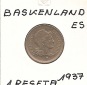 Spanien Baskenland 1 Peseta 1937 KM # 1 Civil War Euzkadi