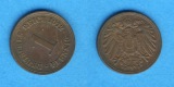 Kaiserreich 1 Pfennig 1912 F