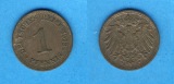 Kaiserreich 1 Pfennig 1912 E