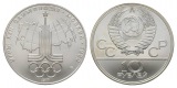 Russland, 10 Rubel 1977 Olympische Spiele, Ag