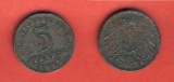 Kaiserreich 5 Pfennig 1917 A Eisen