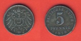 Kaiserreich 5 Pfennig 1918 A Eisen