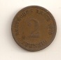2 Pfennig 1876 C Deutsches Reich ss+