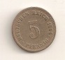 5 Pfennig 1894 G Deutsches Reich ss+