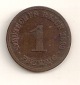 1 Pfennig 1893 F Deutsches Reich ss+