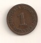 1 Pfennig 1876 G Deutsches Reich vz-