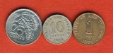 Trinidad und Tobago 25 Cents 1997 + 10 Cents 1966 + 1 Cent 1971