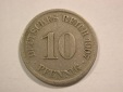 B17 KR 10 Pfennig 1907 A in ss Originalbilder