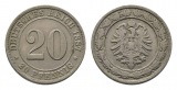 Deutsches Kaiserreich, 20 Pfennig 1887 D
