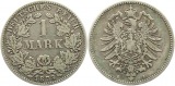 8318 Kaiserreich 1 Mark Silber 1873 A
