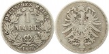 8336 Kaiserreich 1 Mark Silber 1876 C
