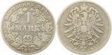 8339 Kaiserreich 1 Mark Silber 1876 H