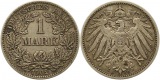 8364  Kaiserreich 1 Mark Silber 1902 G