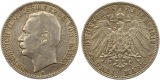 8382 Kaiserreich Baden 3 Mark 1912