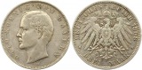 8388 Kaiserreich Bayern 3 Mark 1908