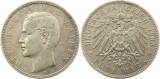 8393 Kaiserreich Bayern 5 Mark 1903