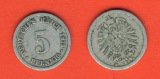 Kaiserreich 5 Pfennig 1875 B