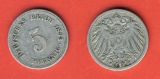 Kaiserreich 5 Pfennig 1893 A