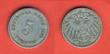 Kaiserreich 5 Pfennig 1899 F