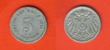 Kaiserreich 5 Pfennig 1899 A