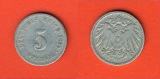 Kaiserreich 5 Pfennig 1899 J