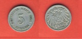 Kaiserreich 5 Pfennig 1906 G