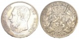 Belgien, 5 Francs, 1873