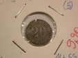 B47 KR  20 Pfennig 1876 E in f.ss  Originalbilder