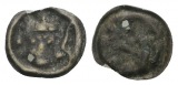 Mittelalter Pfennig; 0,25 g, gelocht